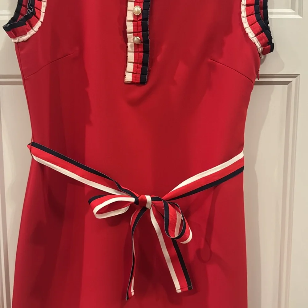 Vintage style red, white and blue dress ❤️🤍💙 - Picture 6 of 11